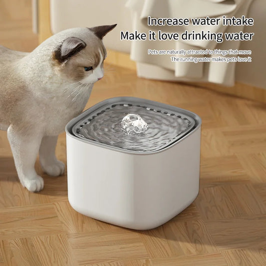 💧 3L Cat Water Fountain - USB Automatic Recirculating Filter