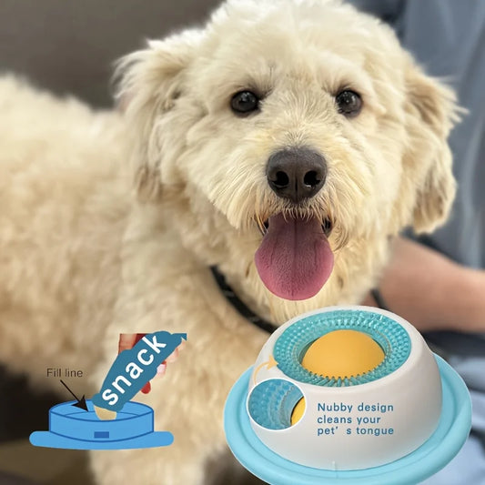🫐 Pet Lick Mat - Slow Feeder Yogurt Plate for Dogs & Cats