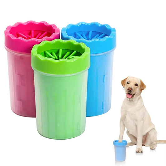 🐾 Pet Foot Wash Cup - Silicone Brush Cleaner (S/M/L/XL)