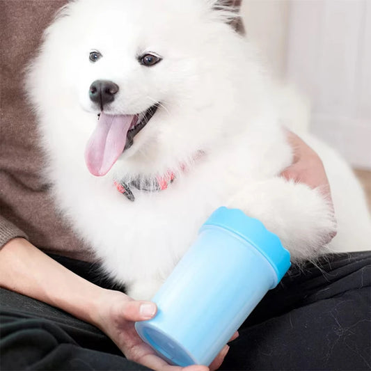 🐾 Pet Foot Wash Cup - Silicone Brush Cleaner (S/M/L/XL)